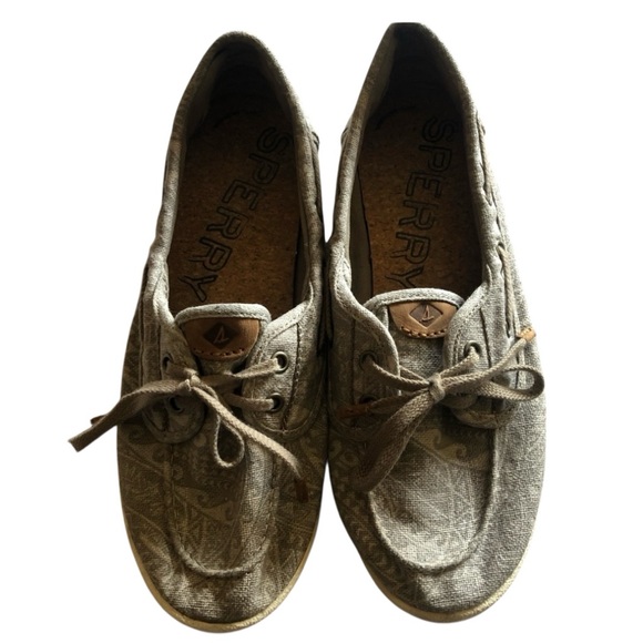 Women’s Sperry Drift Hale Tribal Patterned Boat Shoes - Size 7 - Picture 7 of 11